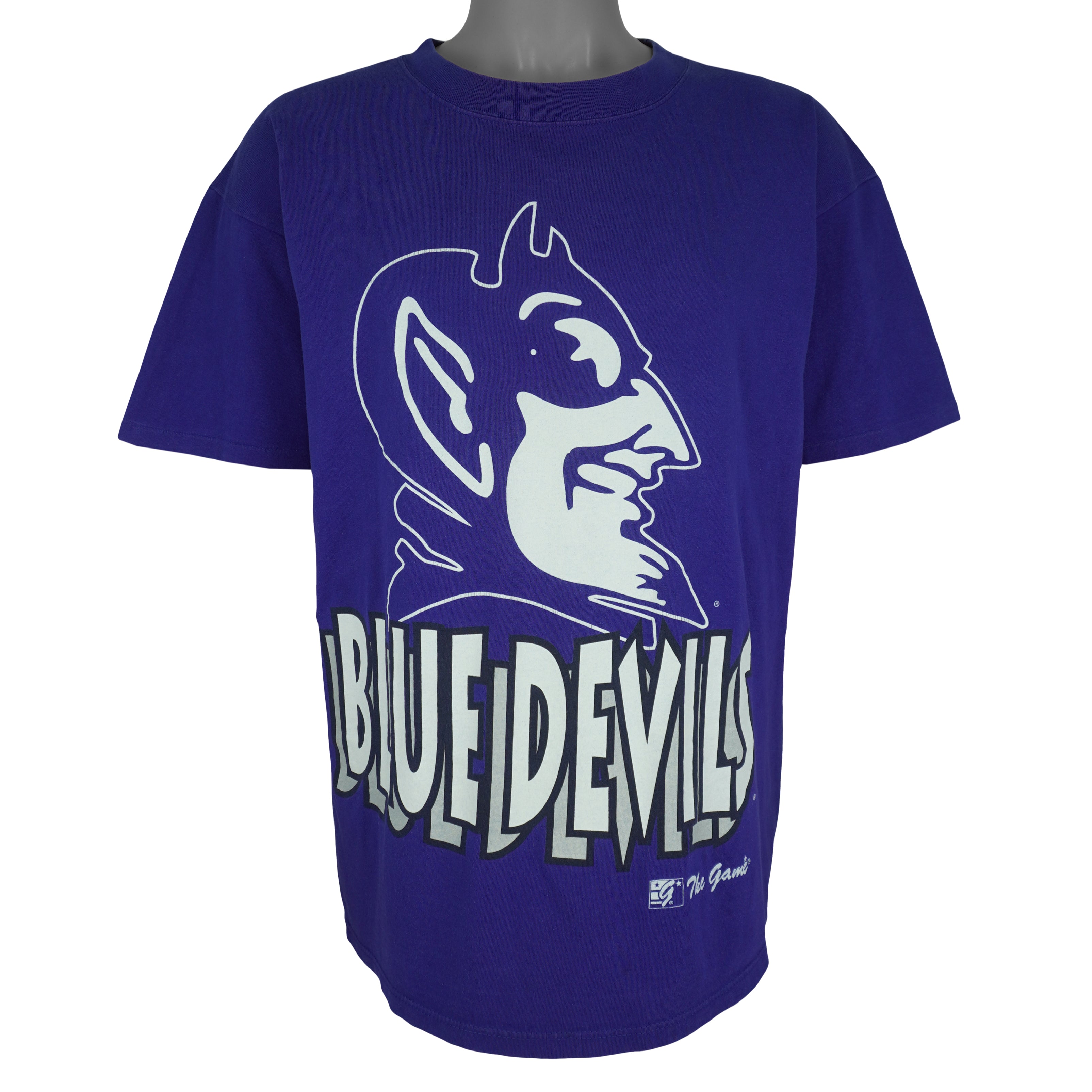 NCAA (The Game) - Blue Devils Big Logo T-Shirt 1990s Large Vintage Retro
