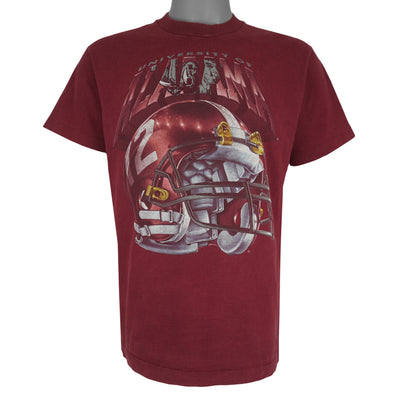NCAA (Salem) - Alabama Crimson Tide Helmet T-Shirt 1990s Medium