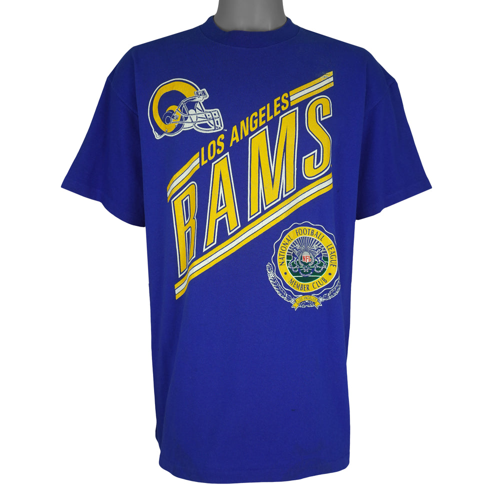 NFL (Nutmeg) - Los Angeles Rams Member Club T-Shirt 1990s X-Large Vintage Retro Football