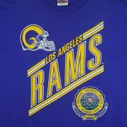 NFL (Nutmeg) - Los Angeles Rams Member Club T-Shirt 1990s X-Large Vintage Retro Football