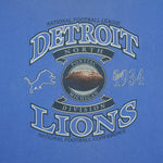 NFL - Detroit Lions North Division Spell-Out T-Shirt 1990s X-Large Vintage Retro Football