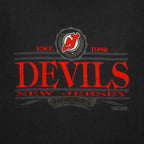 NHL (Trench) - New Jersey Devils Hockey T-Shirt 1992 X-Large Vintage Retro Hockey
