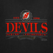 NHL (Trench) - New Jersey Devils Hockey T-Shirt 1992 X-Large Vintage Retro Hockey