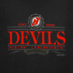 NHL (Trench) - New Jersey Devils Hockey T-Shirt 1992 X-Large Vintage Retro Hockey