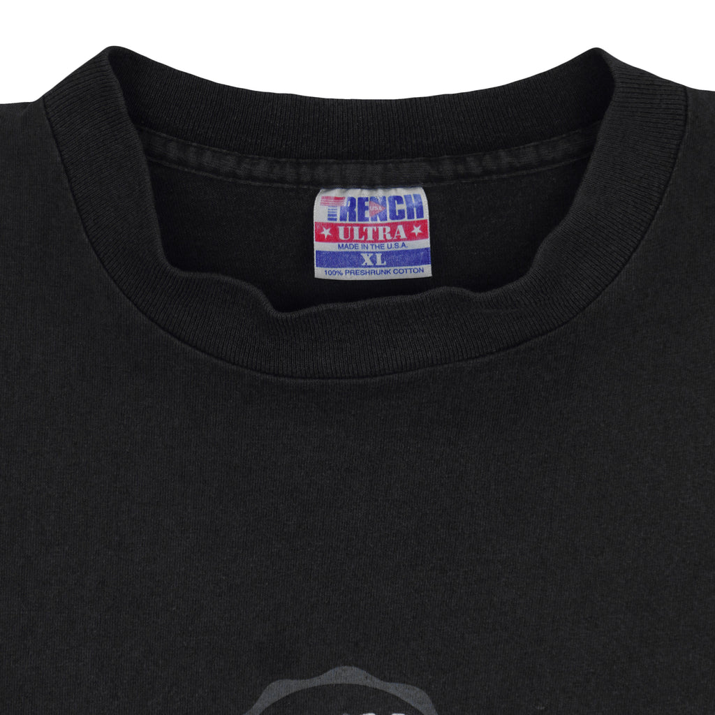 NHL (Trench) - New Jersey Devils Hockey T-Shirt 1992 X-Large Vintage Retro Hockey