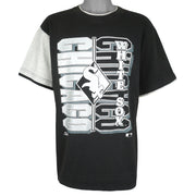 MLB (Front Row) - Black & Grey Chicago White Sox T-Shirt 1992 X-Large Vintage Retro Baseball