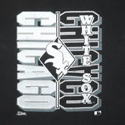 MLB (Front Row) - Black & Grey Chicago White Sox T-Shirt 1992 X-Large Vintage Retro Baseball