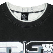 MLB (Front Row) - Black & Grey Chicago White Sox T-Shirt 1992 X-Large Vintage Retro Baseball