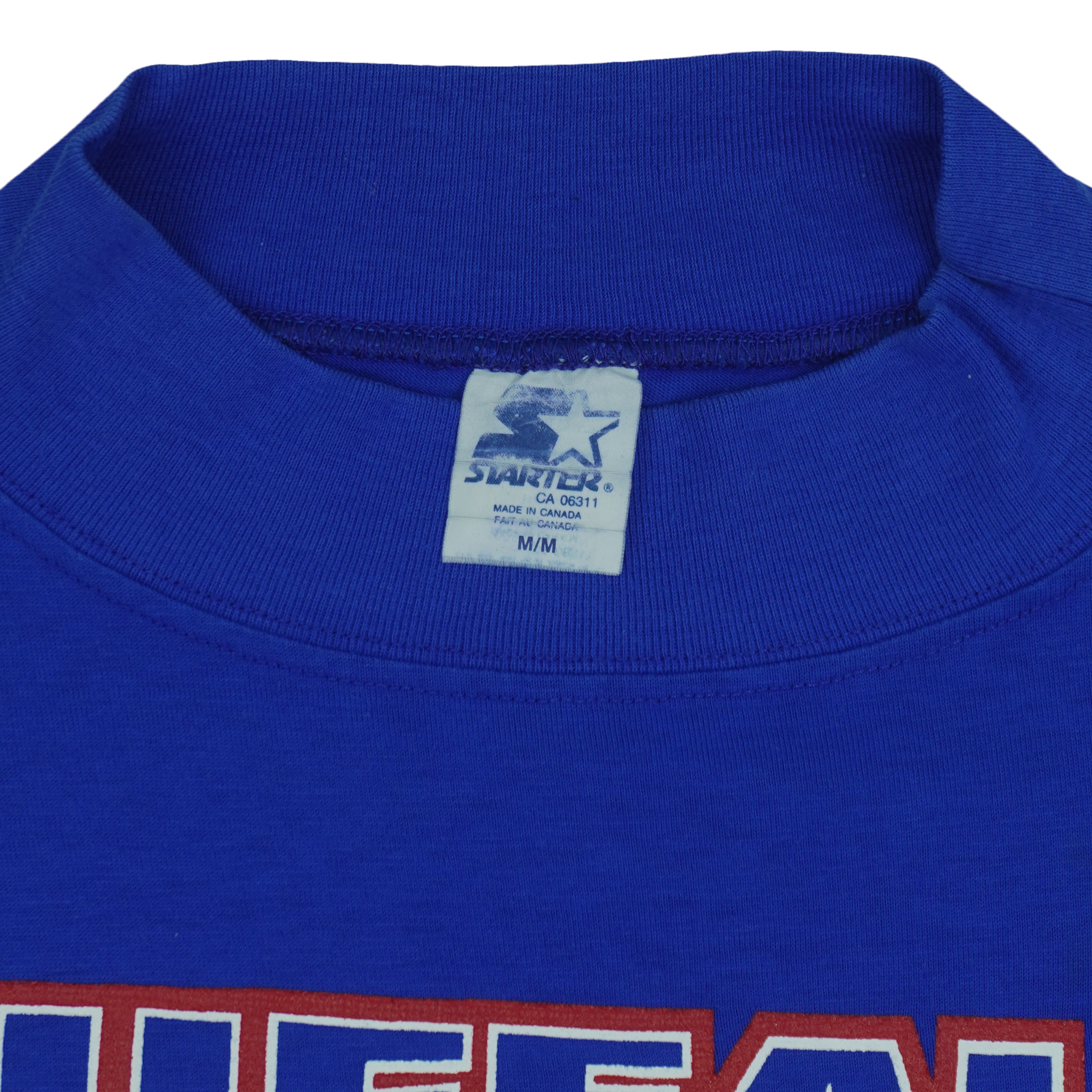 Starter (NFL) - Buffalo Bills Turtleneck Long Sleeve Shirt 1991 Medium Vintage Retro Football