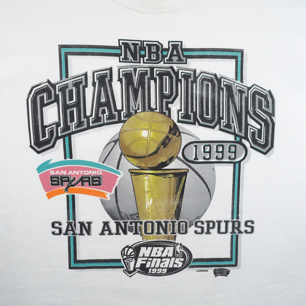 Puma (NBA) - San Antonio Spurs NBA Finals Champions T-Shirt 1999 Medum Vintage Retro Basketball