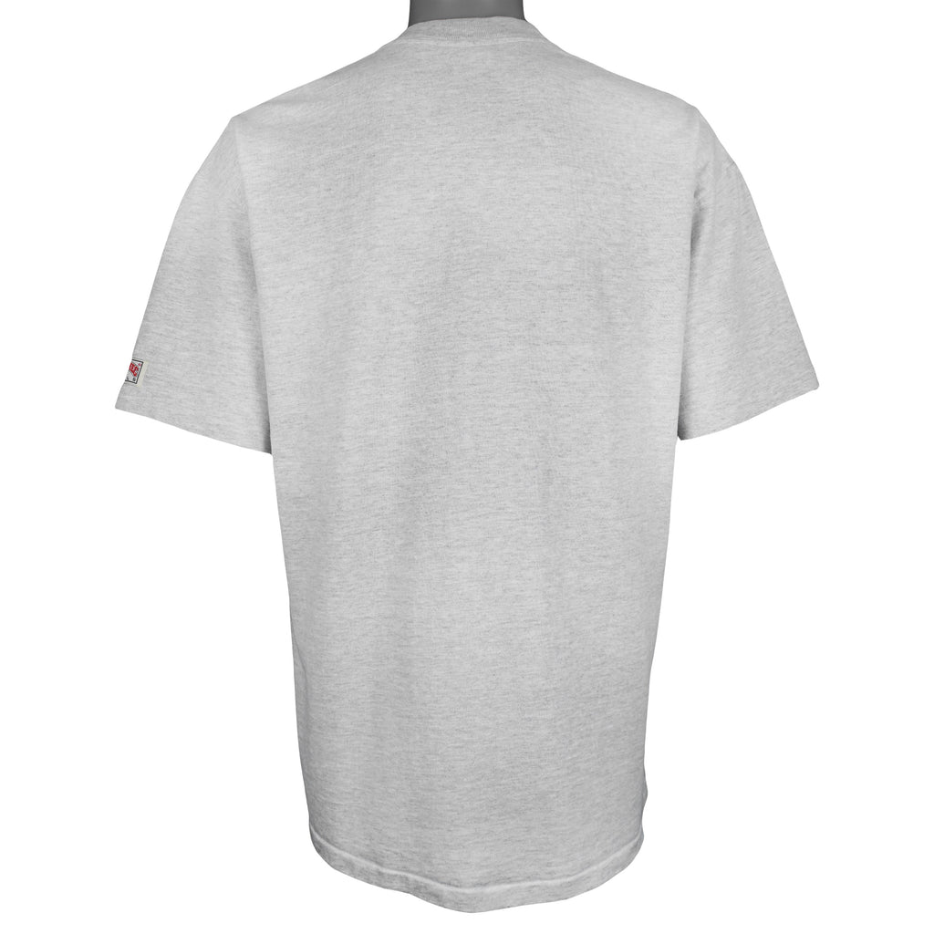 MLB (Nutmeg) - Chicago Cubs Big Logo T-Shirt 1990s X-Large Vintage Retro Baseball