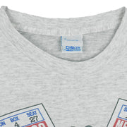 NHL (Salem) - Stanley Cup Penguins Vs North Stars Tickets T-Shirt 1991 X-Large Vintage Retro Hockey