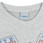 NHL (Salem) - Stanley Cup Penguins Vs North Stars Tickets T-Shirt 1991 X-Large Vintage Retro Hockey