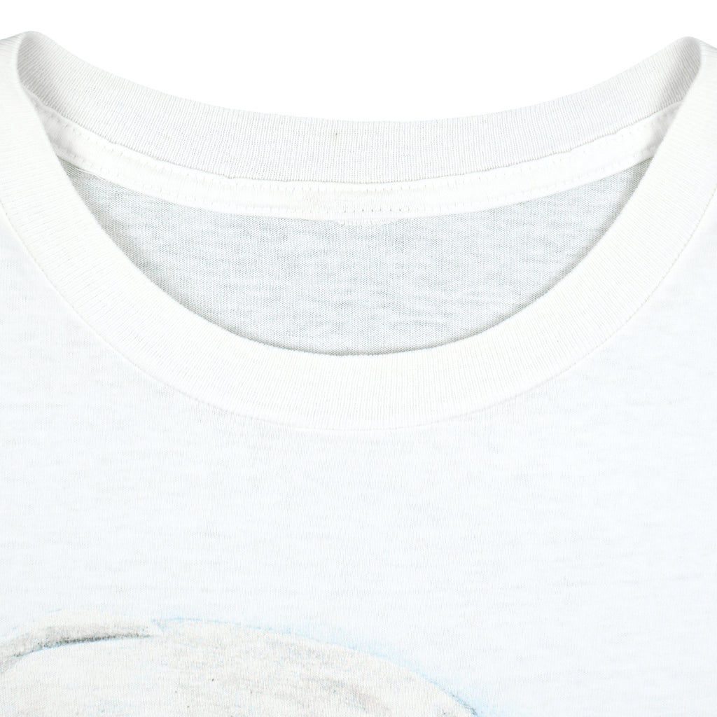 Vintage - Arctic Innocence Seals Animal Print T-Shirt 1990s Large Vintage Retro