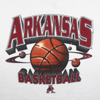 Starter (NCAA) - Arkansas Razorbacks Basketball T-Shirt 1990s Medium Vintage Retro Basketball