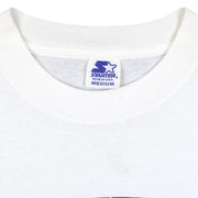 Starter (NCAA) - Arkansas Razorbacks Basketball T-Shirt 1990s Medium Vintage Retro Basketball