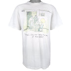 Vintage (The Far Side) - Freeze!... Okay, Now – Who's The Brains Of This Outfit? T-Shirt 1982 Large Vintage Retro