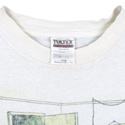 Vintage (The Far Side) - Freeze!... Okay, Now – Who's The Brains Of This Outfit? T-Shirt 1982 Large Vintage Retro