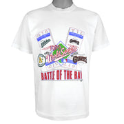 MLB (Salem) - San Francisco Giants VS Oakland Athletics Matchups Tickets T-Shirt 1989 Large Vintage Retro Baseball