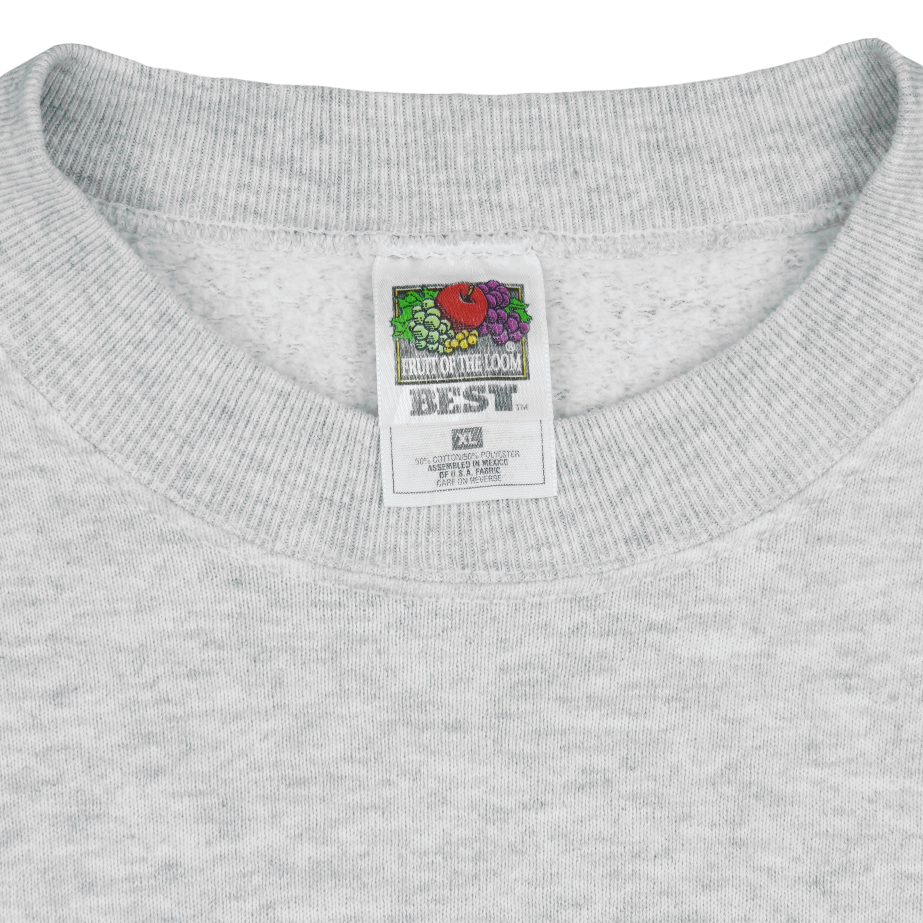 Vintage (Fruit Of The Loom) - Siberian Husky Crew Neck Sweatshirt 1990s X-Large Vintage Retro