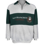 Vintage - San Francisco California 1/4 Zip Sweatshirt 1990s Large Vintage Retro