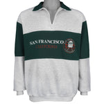 Vintage - San Francisco California 1/4 Zip Sweatshirt 1990s Large