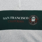 Vintage - San Francisco California 1/4 Zip Sweatshirt 1990s Large Vintage Retro
