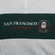 Vintage - San Francisco California 1/4 Zip Sweatshirt 1990s Large Vintage Retro