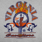 NCAA (Sports Line) - Virginia Cavaliers Shattered Sweatshirt 1994 Large Vintage Retro