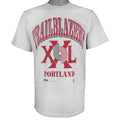 NBA (Salem)- Portland Trail Blazers XXL Big Spell-Out T-Shirt 1990 Medium Vintage Retro Basketball