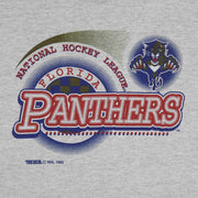 NHL (Trench) - Florida Panthers Big Spell-Out T-Shirt 1993 X-Large Vintage Retro Hockey