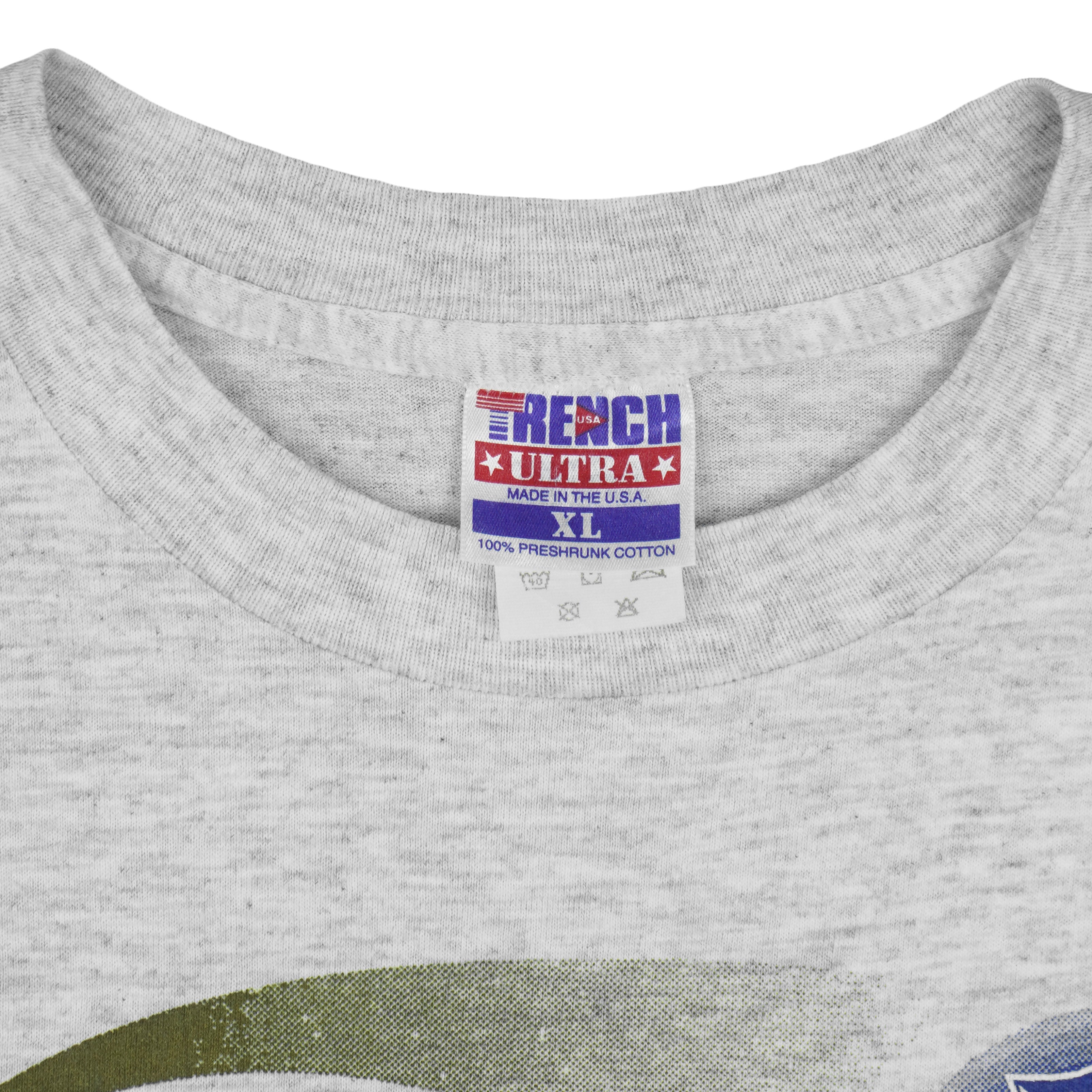 NHL (Trench) - Florida Panthers Big Spell-Out T-Shirt 1993 X-Large Vintage Retro Hockey