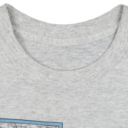 NFL (Nutmeg) - Dallas Cowboys Stadium Map T-Shirt 1990s Large Vintage Retro Football
