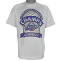 NBA (Fruit Of The Loom) - Utah Jazz Champs T-Shirt 1997 X-Large Vintage Retro Basketball