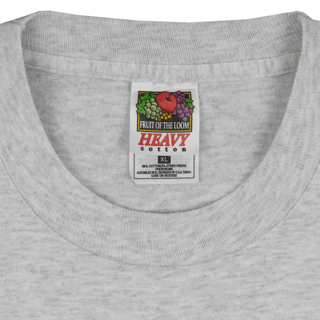 NBA (Fruit Of The Loom) - Utah Jazz Champs T-Shirt 1997 X-Large Vintage Retro Basketball