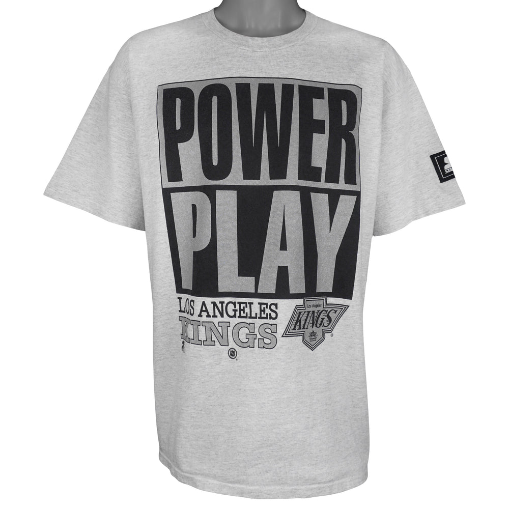 Starter (NHL) - Los Angeles Kings Power Play T-Shirt 1990s X-Large Vintage Retro Hockey