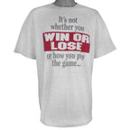 NCAA (Campus) - Alabama Crimson Tide Vs Auburn Tigers T-Shirt 1994 X-Large Vintage Retro
