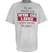 NCAA (Campus) - Alabama Crimson Tide Vs Auburn Tigers T-Shirt 1994 X-Large Vintage Retro