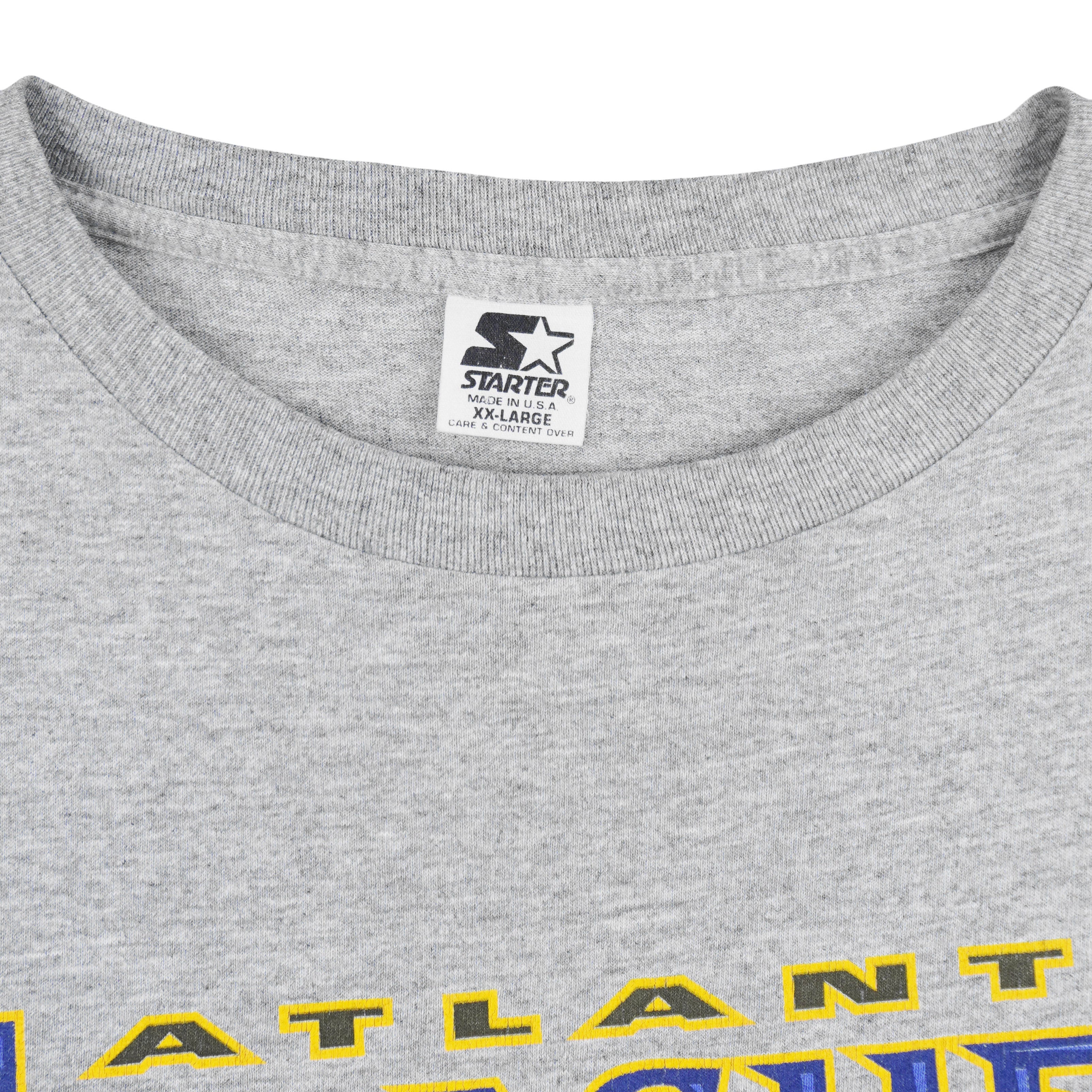 Starter (NHL) - Atlanta Thrashers T-Shirt 1990s XX-Large Vintage Retro Hockey