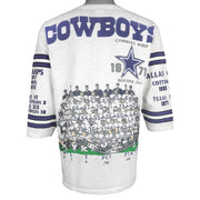 NFL (Long Gone) - Dallas Cowboys T-Shirt 1991 Large Vintage Retro Football