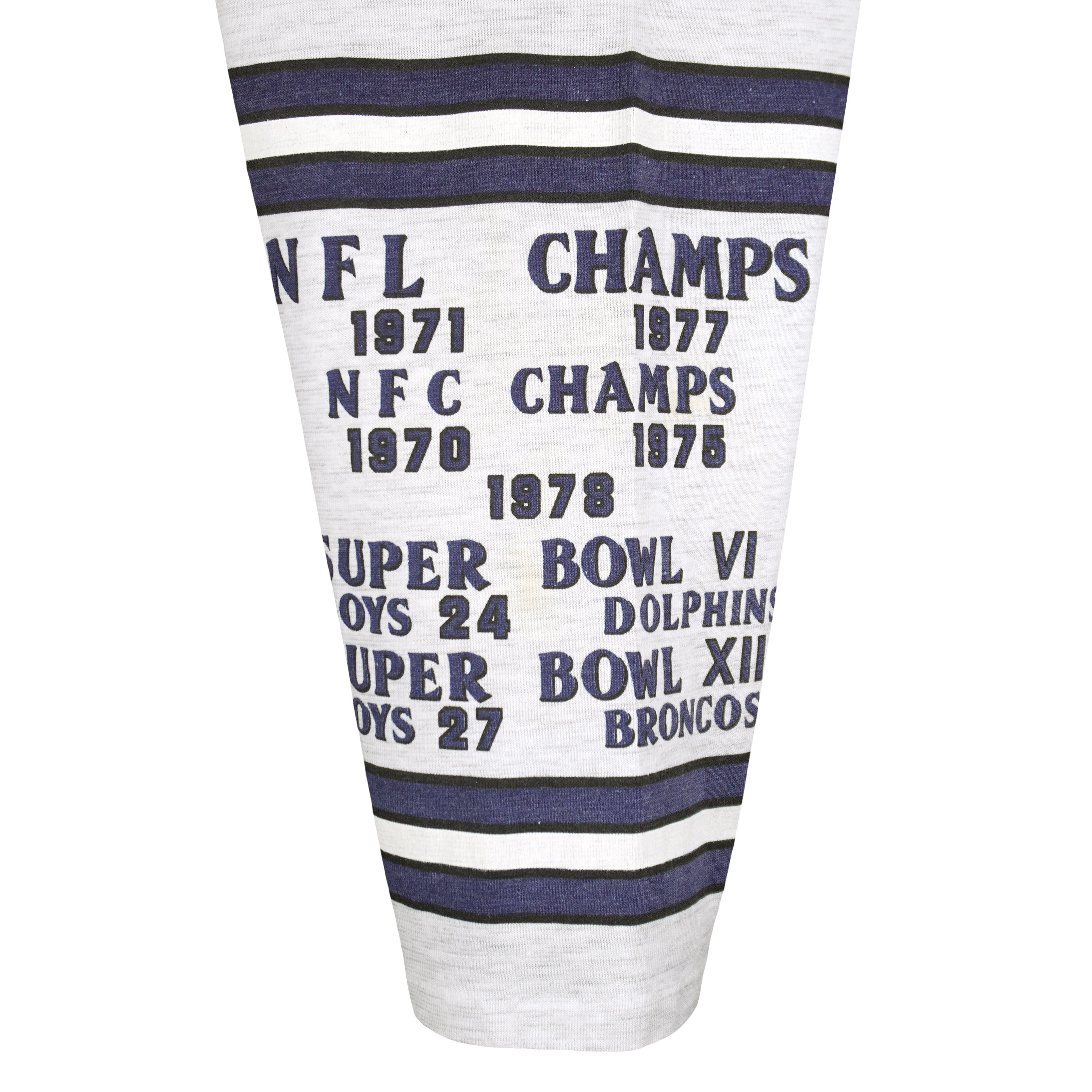 NFL (Long Gone) - Dallas Cowboys T-Shirt 1991 Large Vintage Retro Football