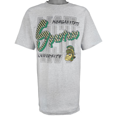 NCAA (CS) - Michigan State Spartans Single Stitch T-Shirt 1990s Large