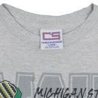 NCAA (CS) - Michigan State Spartans Single Stitch T-Shirt 1990s Large Vintage Retro