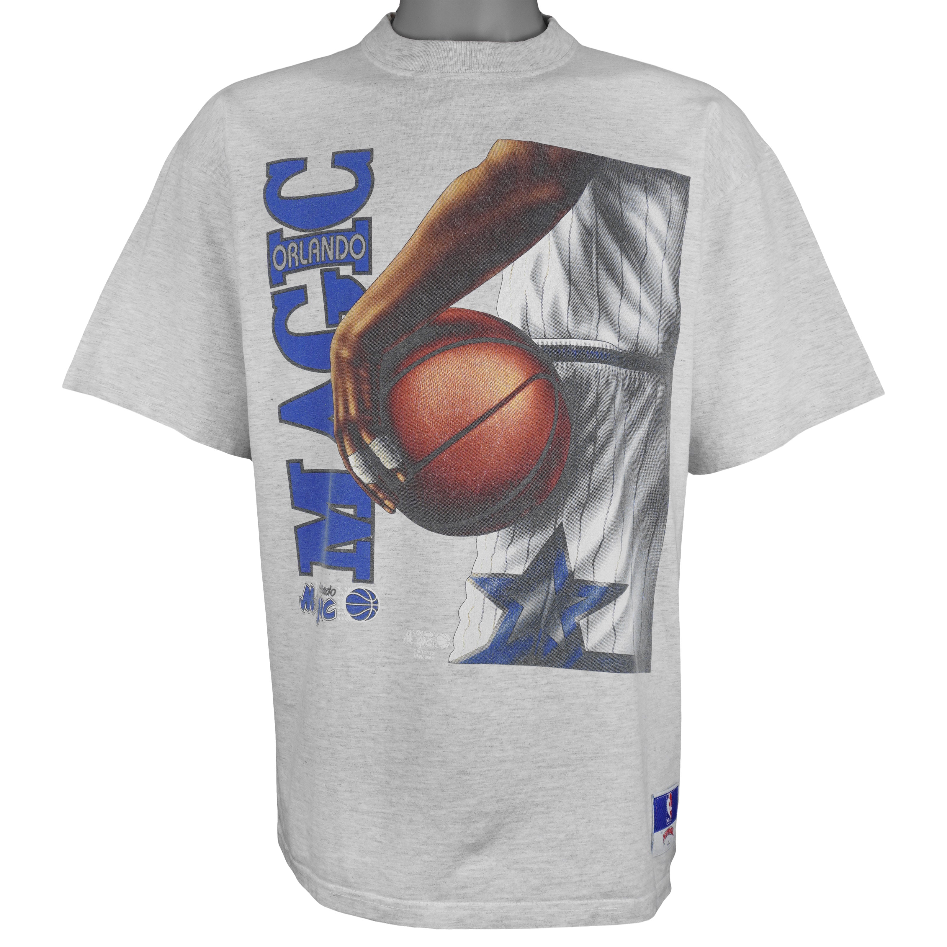 NBA (Nutmeg) - Orlando Magic Basketball T-Shirt 1990s Large Vintage Retro Basketball