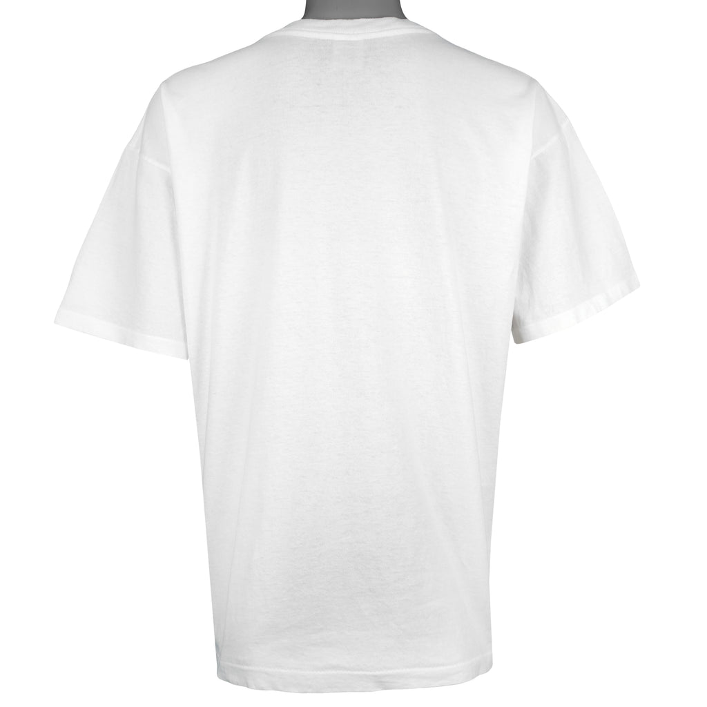 NFL (Salem) - Cowboys VS Bills Super Bowl XXVII Matchups T-Shirt 1992 X-Large Vintage Retro Football