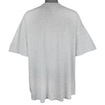 NBA (Logo Athletic) - Grey New York Knicks T-Shirt 1990s 2X-Large Vintage Retro Basketball