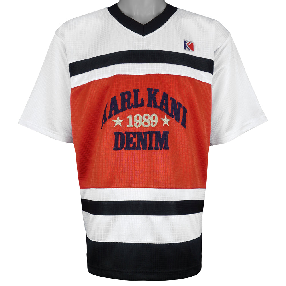 Karl Kani - Denim Mesh Jersey 1989 Large Vintage Retro