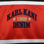 Karl Kani - Denim Mesh Jersey 1989 Large Vintage Retro