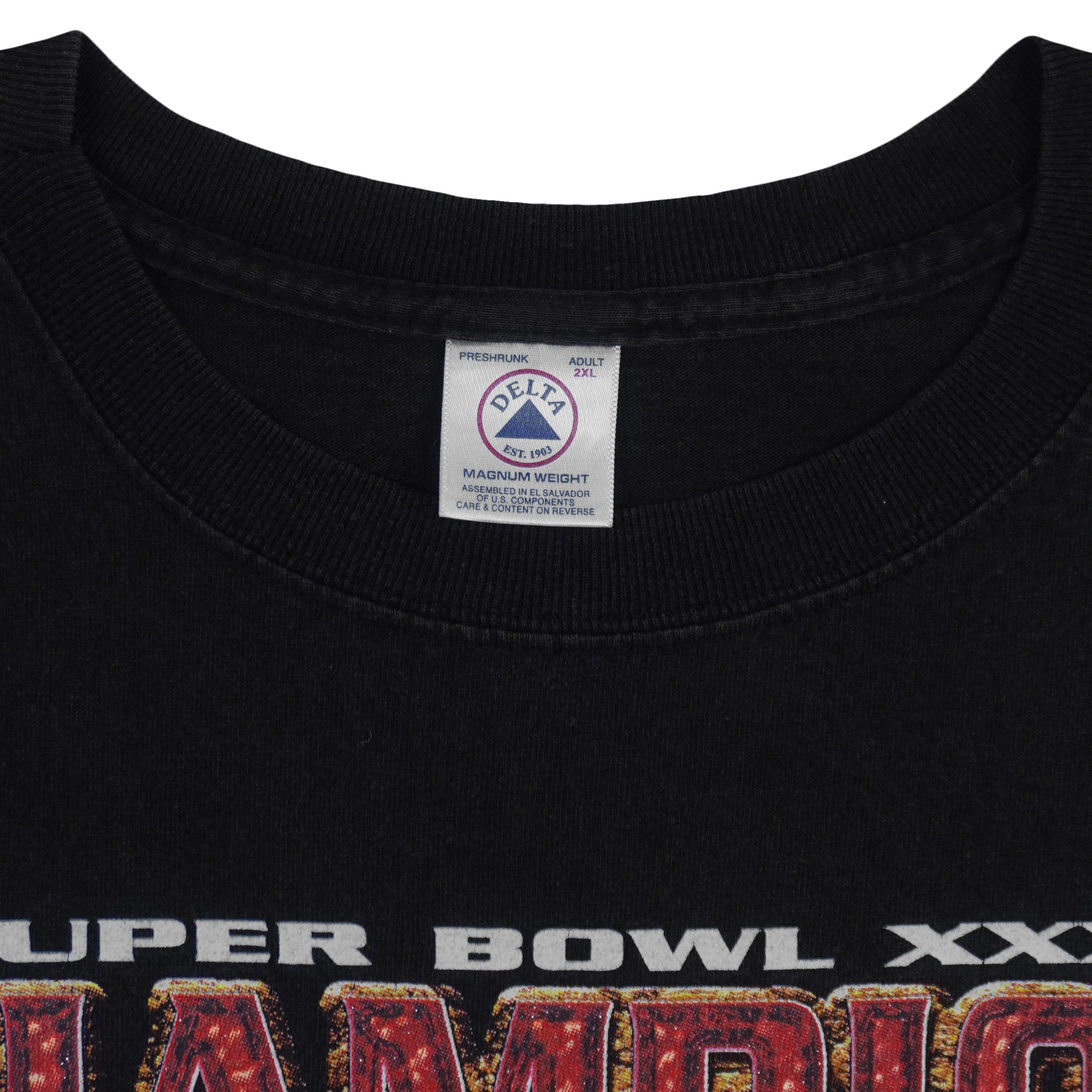 NFL (Delta) - Buccaneers Super Bowl Champions Ring T-Shirt 2003 XX-Large Vintage Retro Football