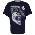 NHL (My Favorite Team) - Toronto Maple Leafs Helmet T-Shirt 1990s Large Vintage Retro Hockey